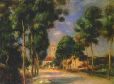 Pierre Renoir The Road To Essoyes Sweden oil painting art